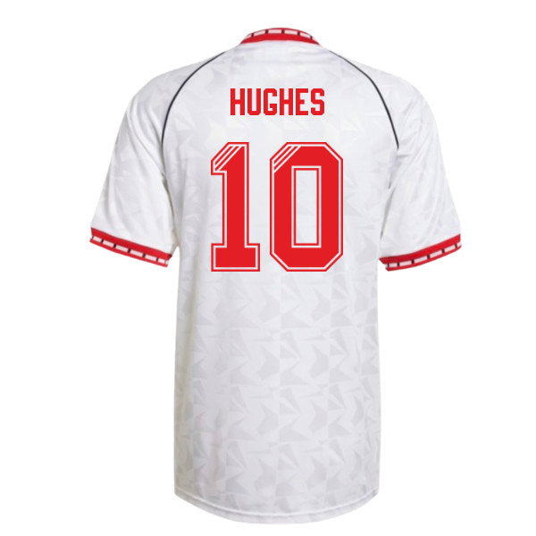 1991 Manchester United Away Reissue Shirt (Hughes 10)_0