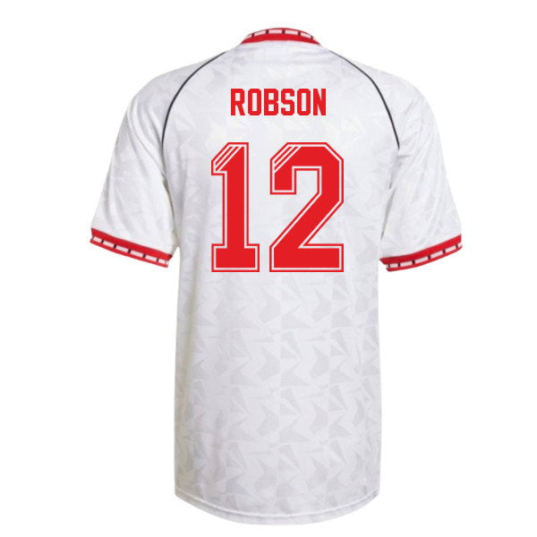 1991 Manchester United Away Reissue Shirt (Robson 12)_0