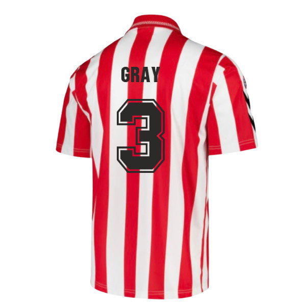 1992-1993 Sunderland Hummel Reissue Home Shirt (Gray 3)_0