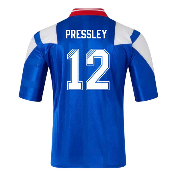 1992-1994 Rangers Retro Home Shirt (Pressley 12)_0