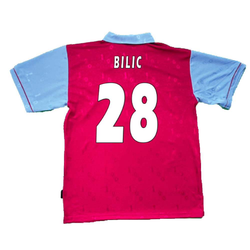 1995-1996 West Ham Centenary Pony Home Shirt (Bilic 28)_2
