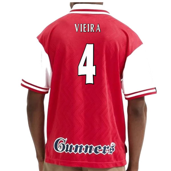 1996 Arsenal Home Retro Shirt (Vieira 4)_0