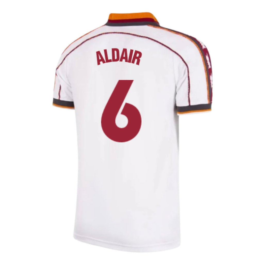 1998-1999 Roma Away Retro Football Shirt (Aldair 6)_0