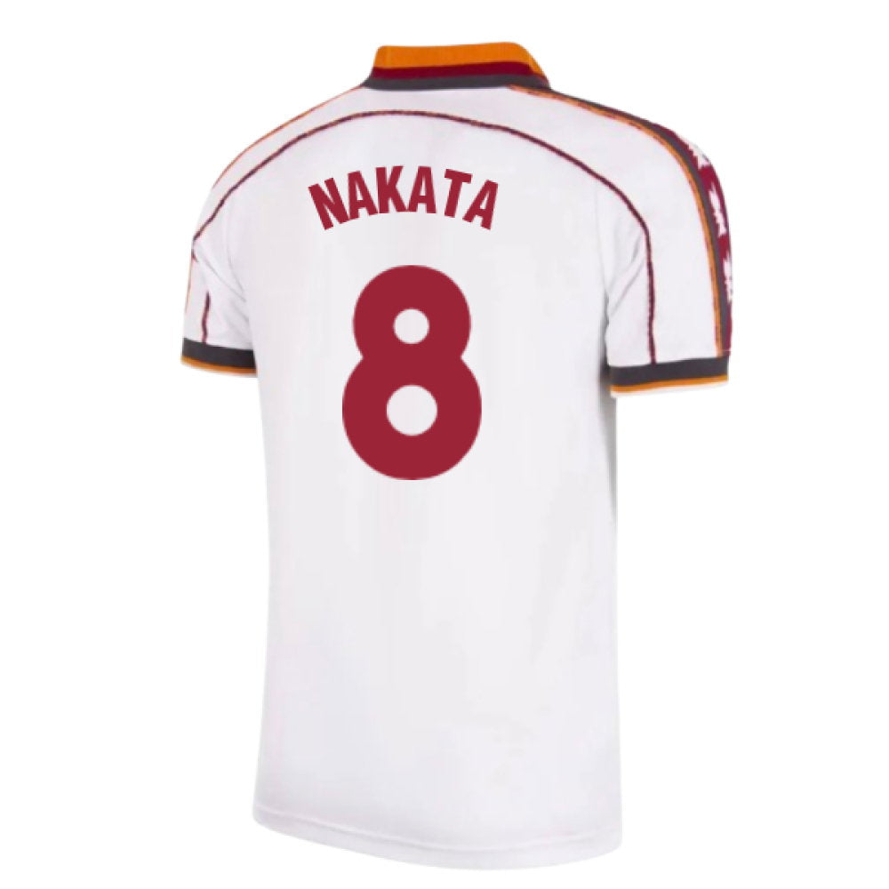 1998-1999 Roma Away Retro Football Shirt (Nakata 8)_0