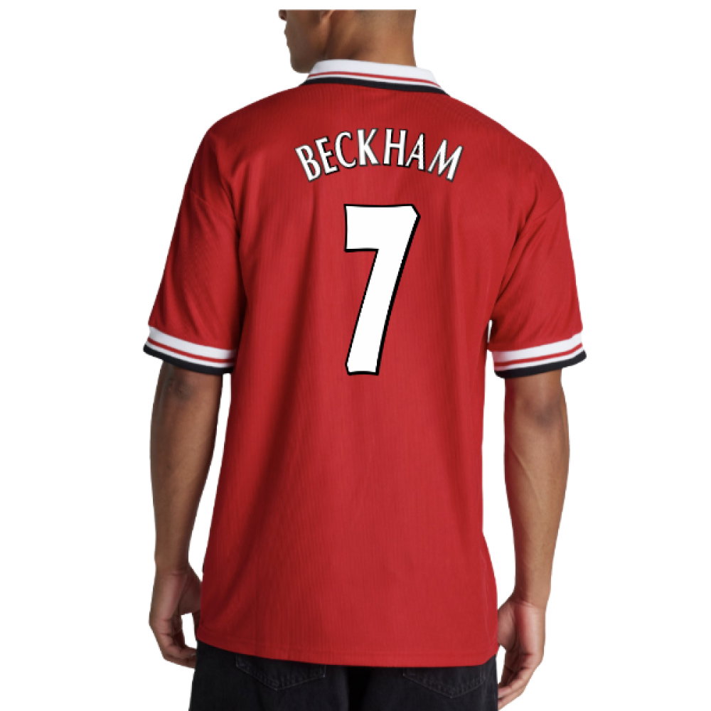 1998-2000 Man Utd Retro Home Shirt (Beckham 7)_0