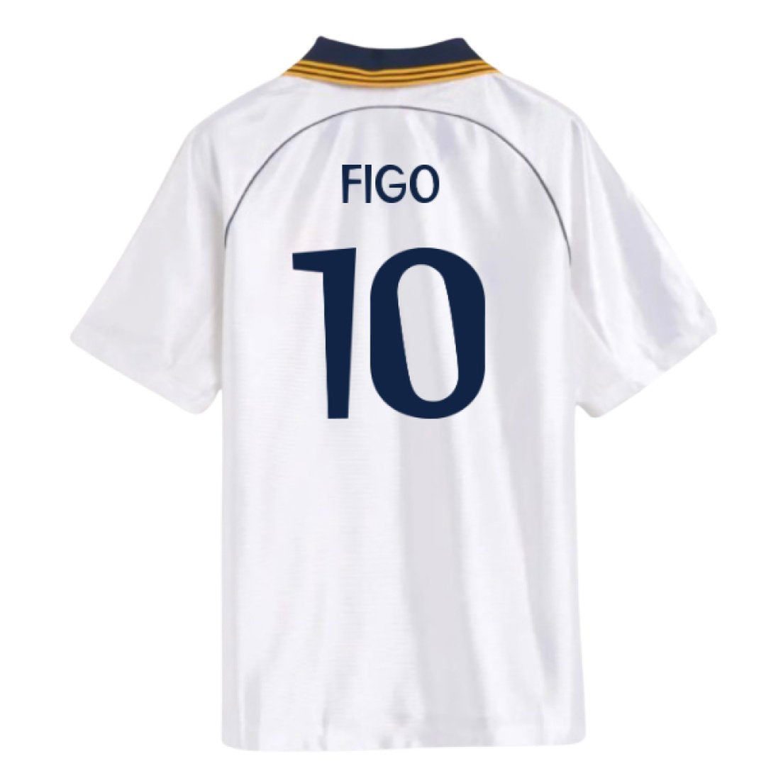 1998-2000 Real Madrid Reissue Home Shirt (Figo 10)_0