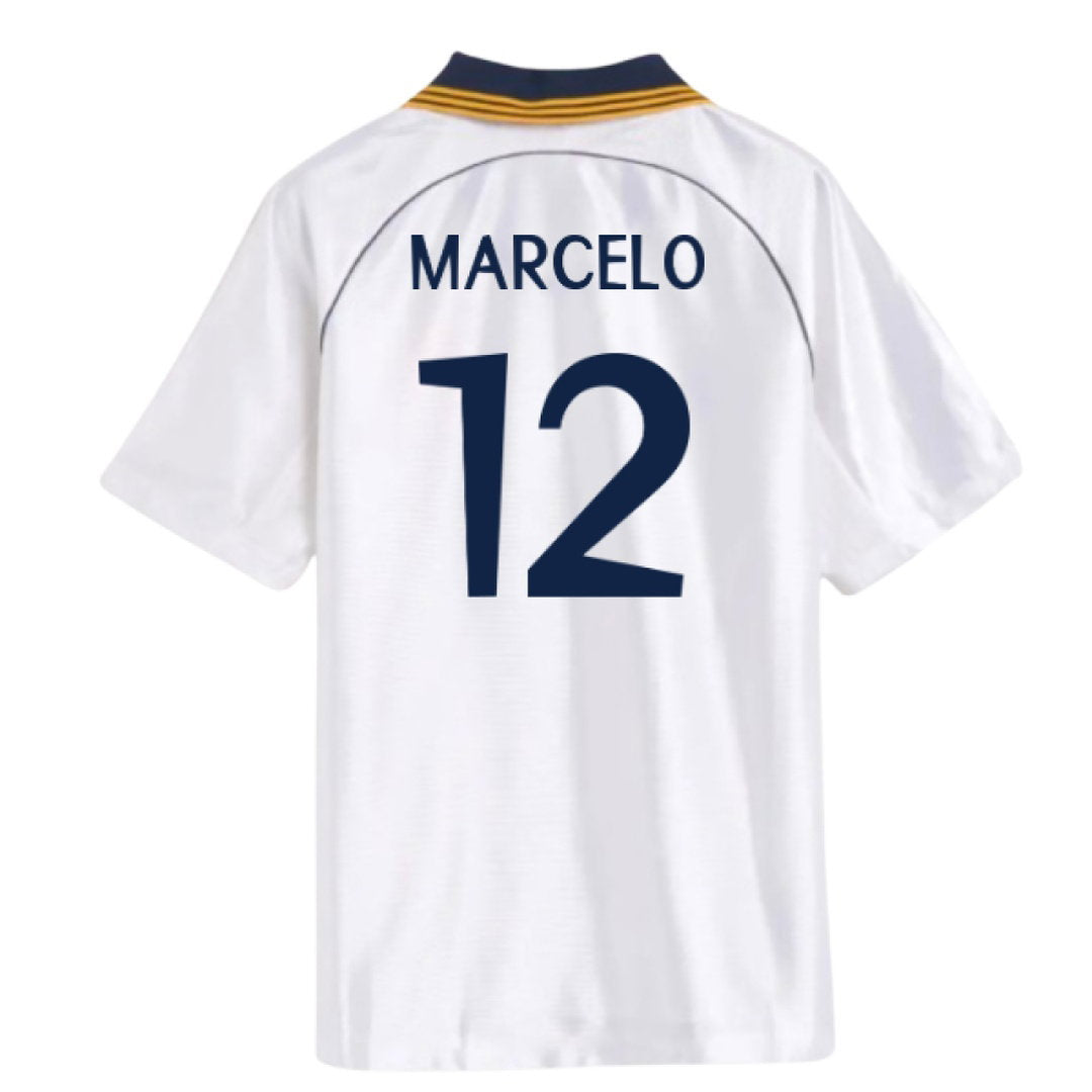 1998-2000 Real Madrid Reissue Home Shirt (Marcelo 12)_0