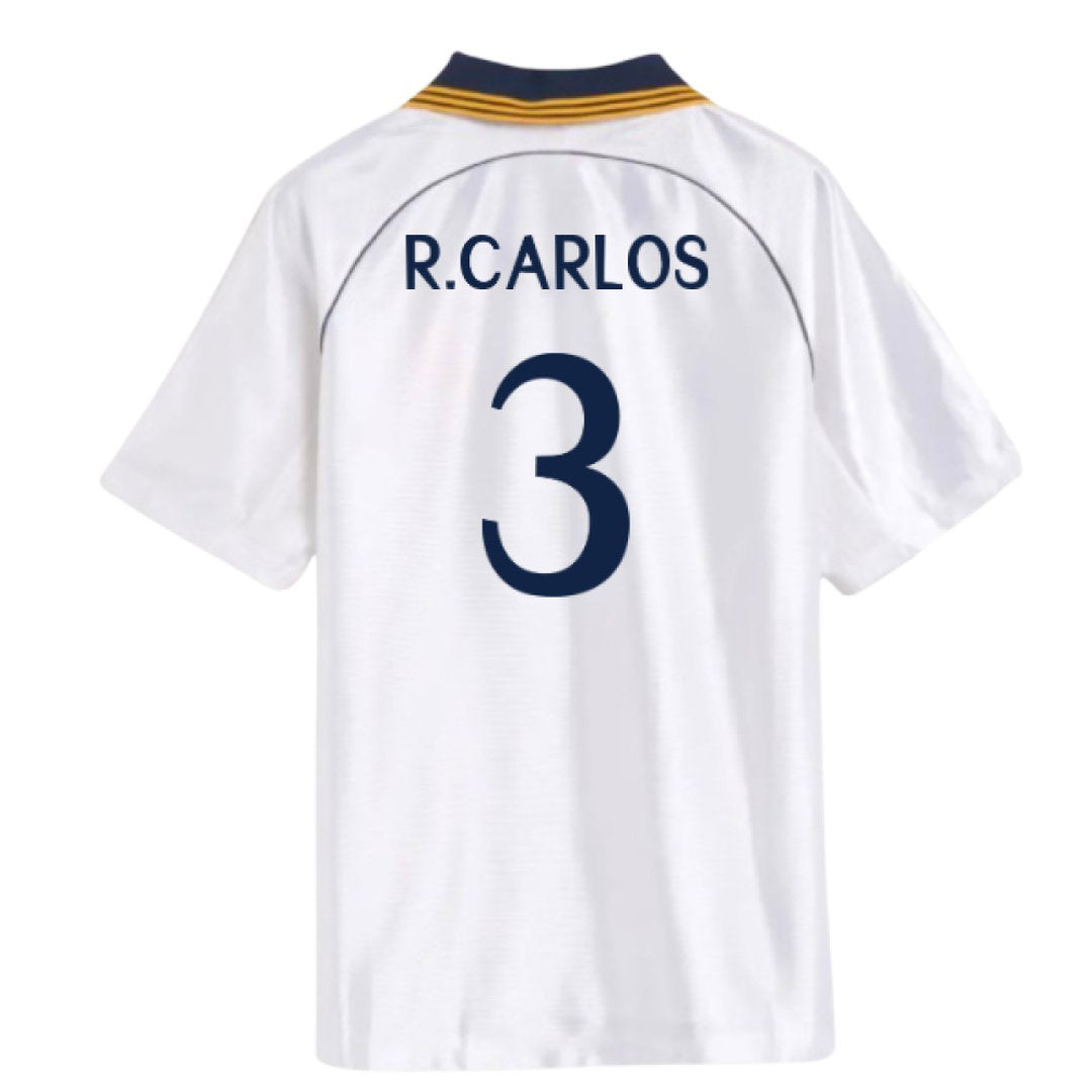 1998-2000 Real Madrid Reissue Home Shirt (R.Carlos 3)_0