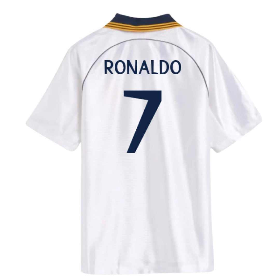 1998-2000 Real Madrid Reissue Home Shirt (Ronaldo 7)_0