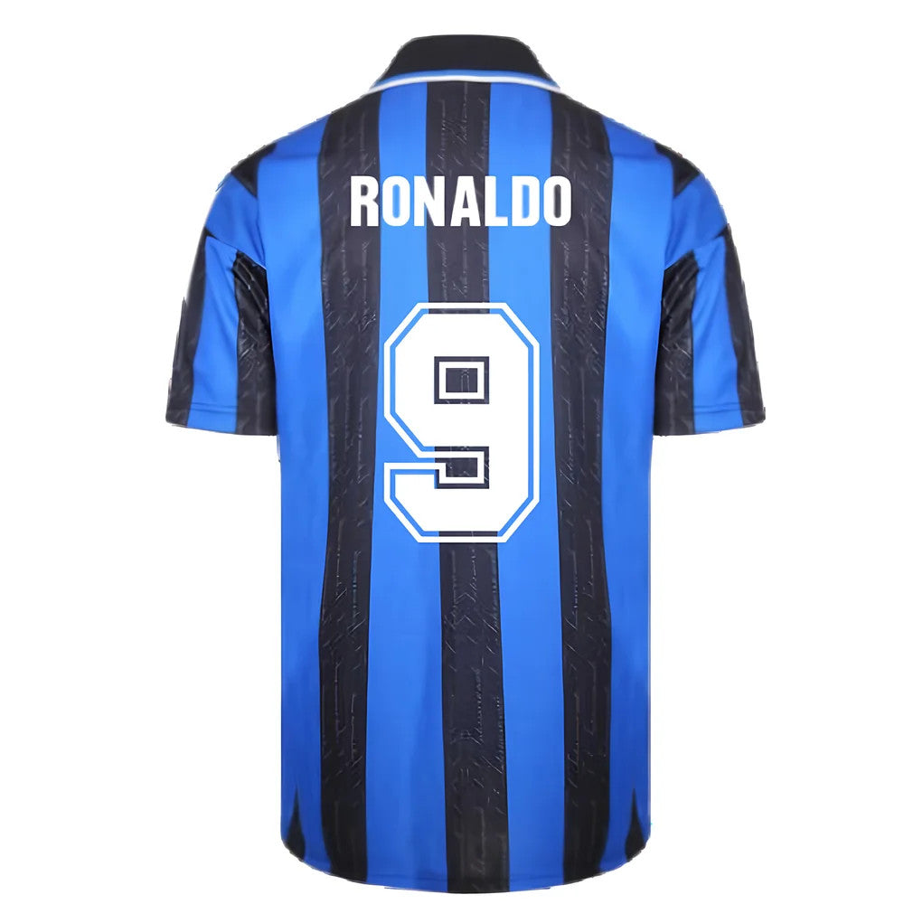 1998 Inter Milan Score Draw Home Shirt (RONALDO 9)_2