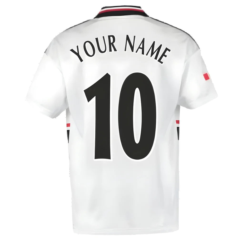 1999 Manchester United Away Football Shirt (Your Name)_2