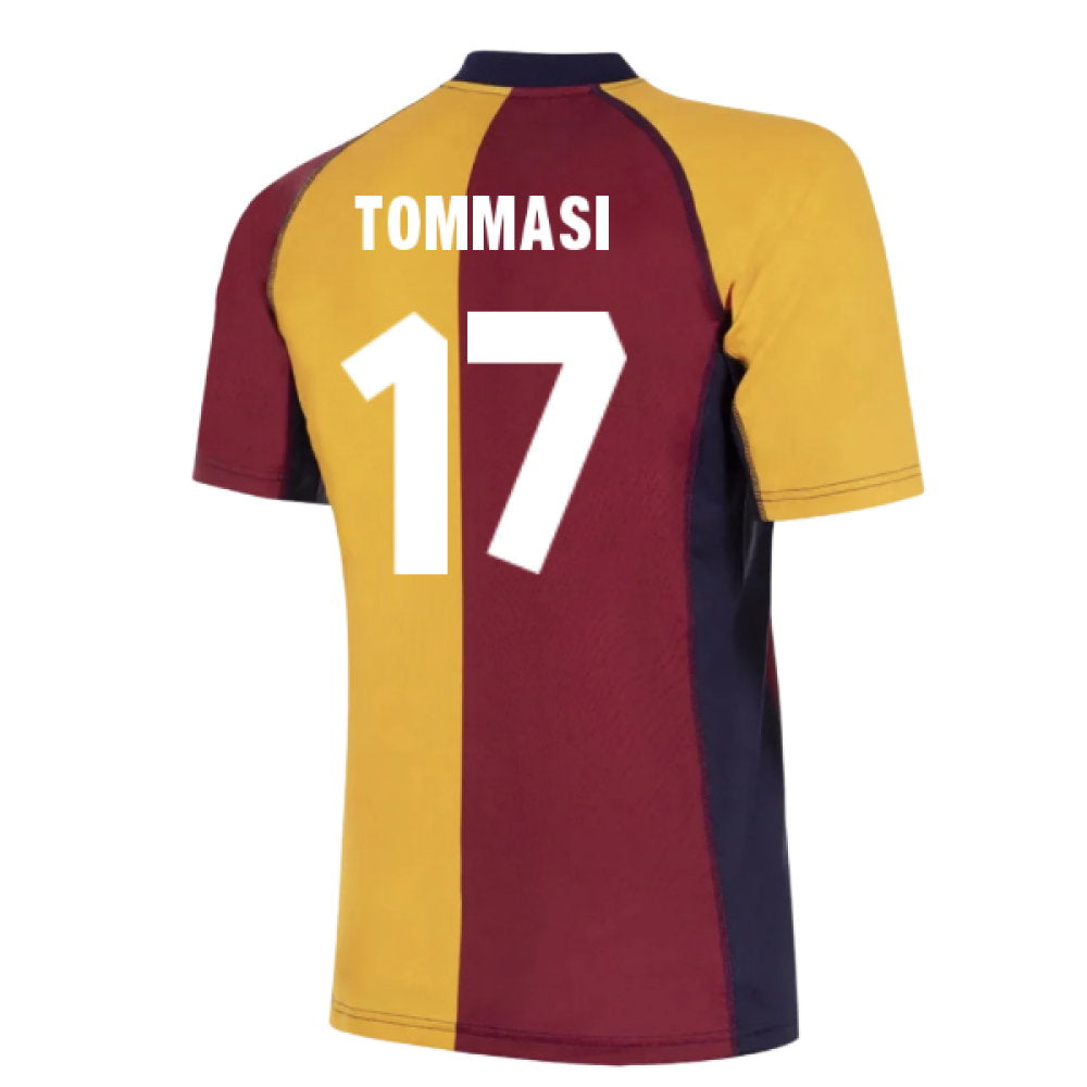 2001-2002 Roma European Retro Football Shirt (Tommasi 17)_0