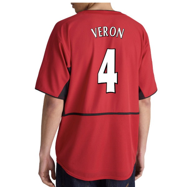 2002-2004 Manchester United Home Retro Shirt (Veron 4)_0