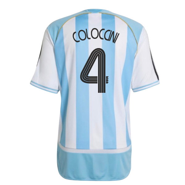 2006 Argentina adidas Reissue Home Shirt (Coloccini 4)_0