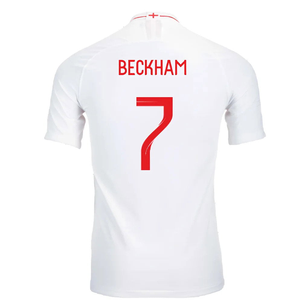 2018-2019 England Authentic Home Shirt (Beckham 7)_2