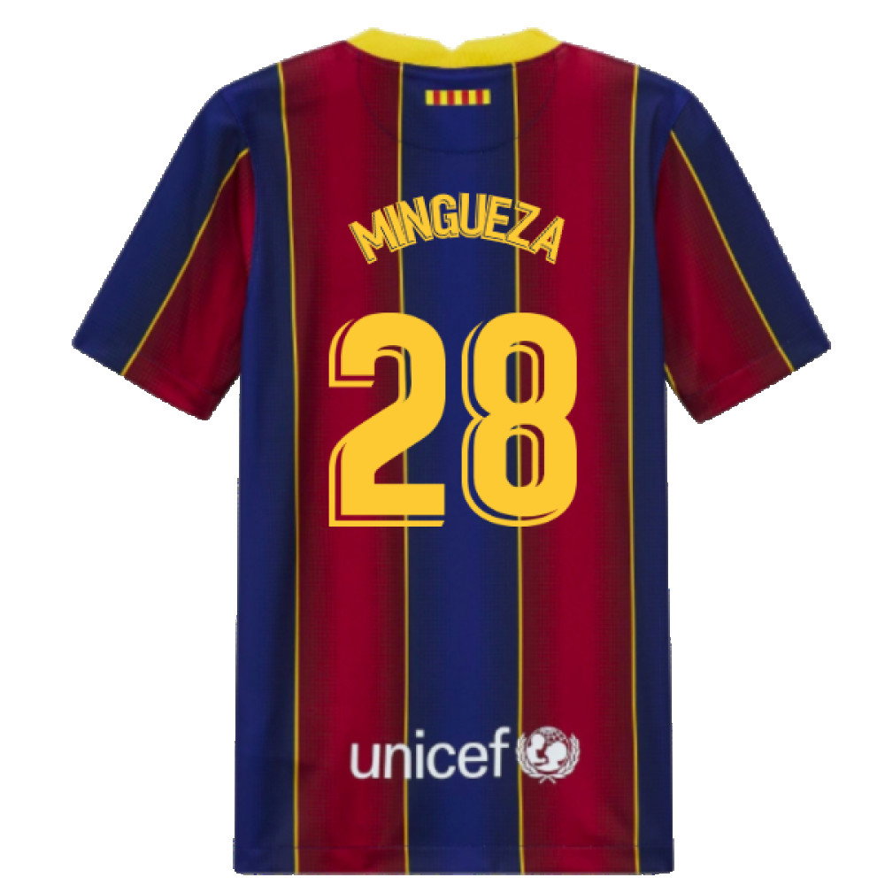 2020-2021 Barcelona Home Jersey (Kids) (MINGUEZA 28)_2