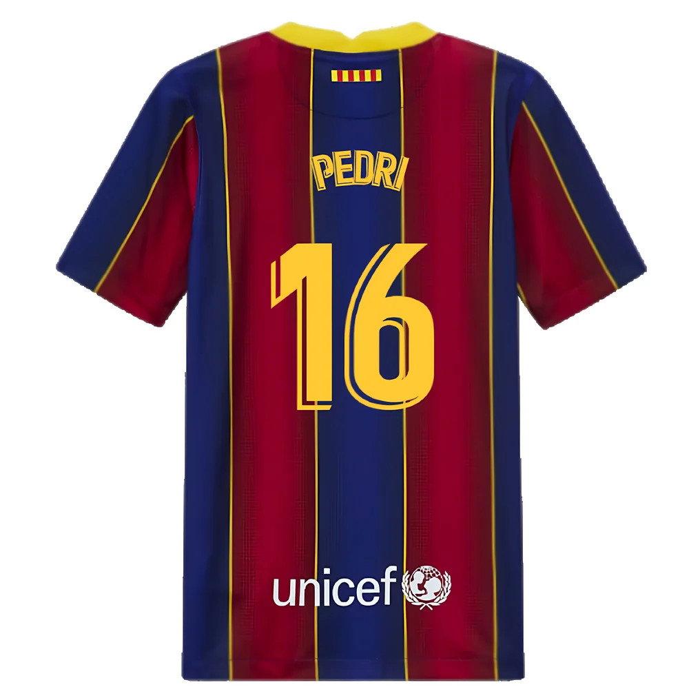2020-2021 Barcelona Home Jersey (Kids) (PEDRI 16)_2