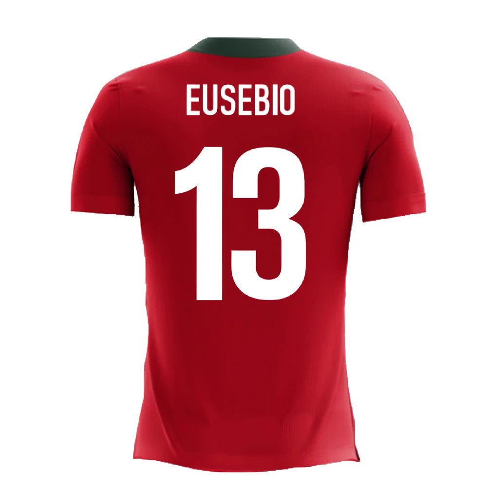2025-2026 Portugal Airo Concept Home Shirt (Eusebio 13)_2