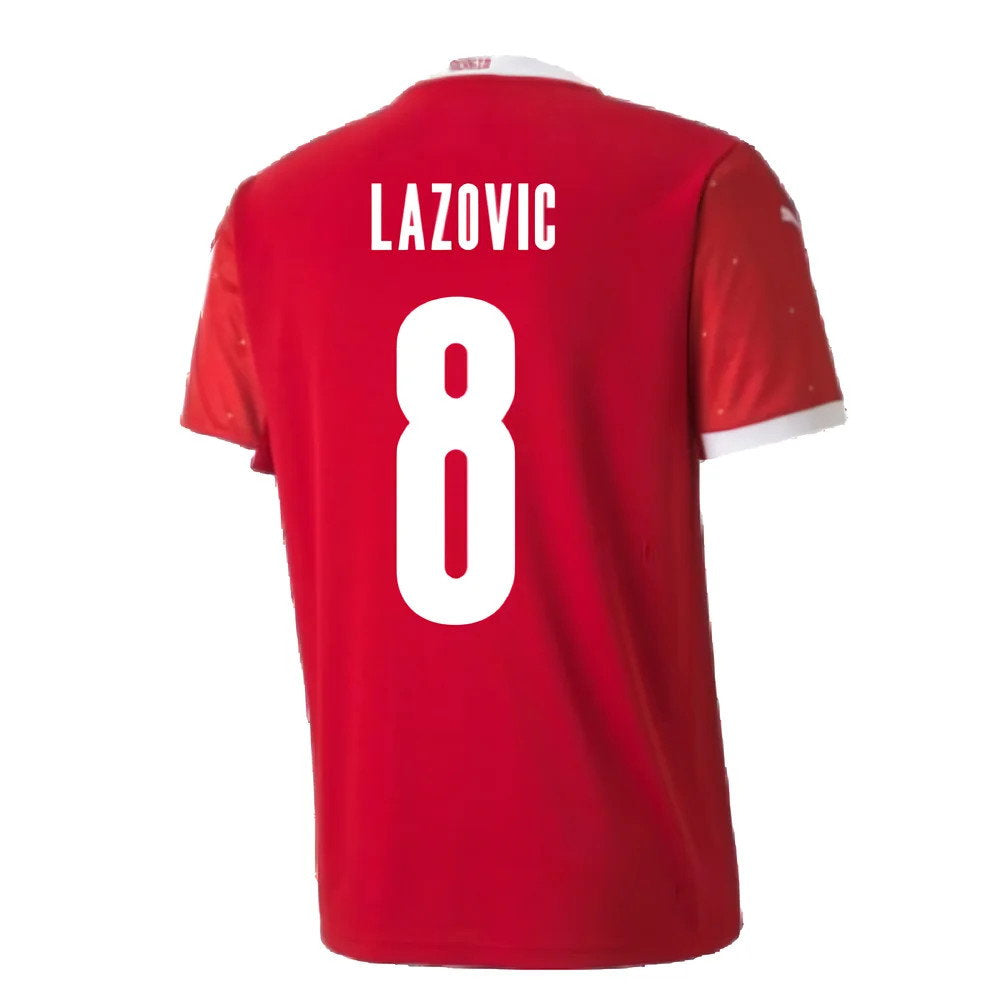2020-2021 Serbia Home Puma Football Shirt (LAZOVIC 8)_2