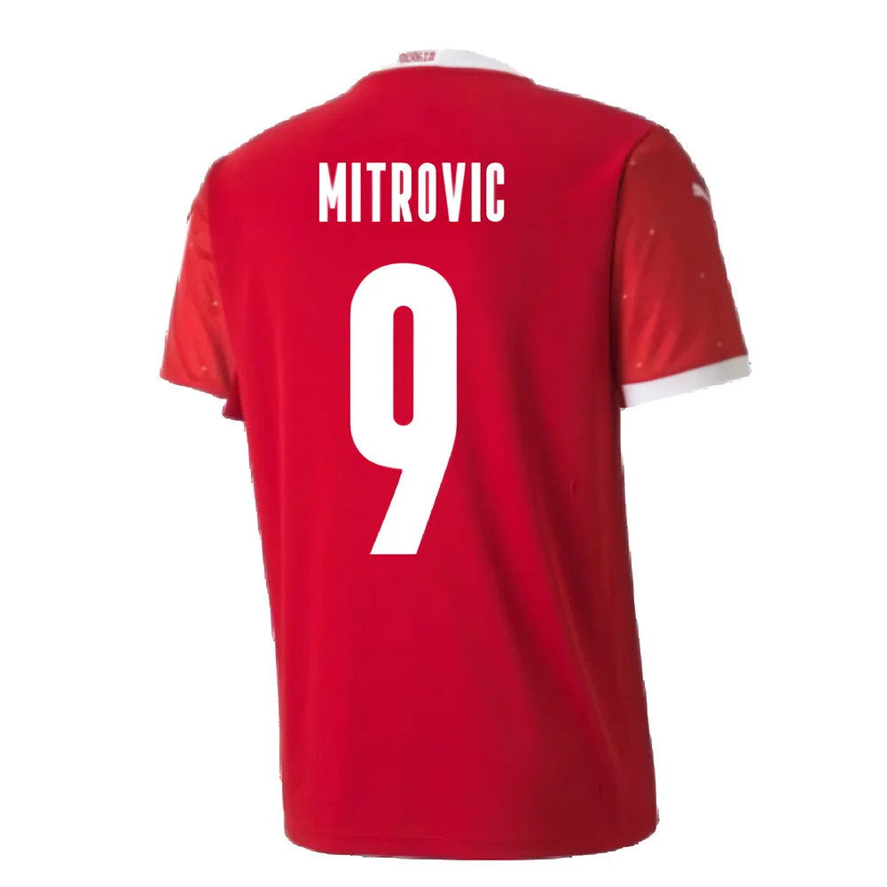 2020-2021 Serbia Home Puma Football Shirt (MITROVIC 9)_2