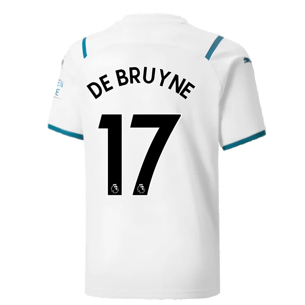 2021-2022 Man City Away Shirt (Kids) (DE BRUYNE 17)_2