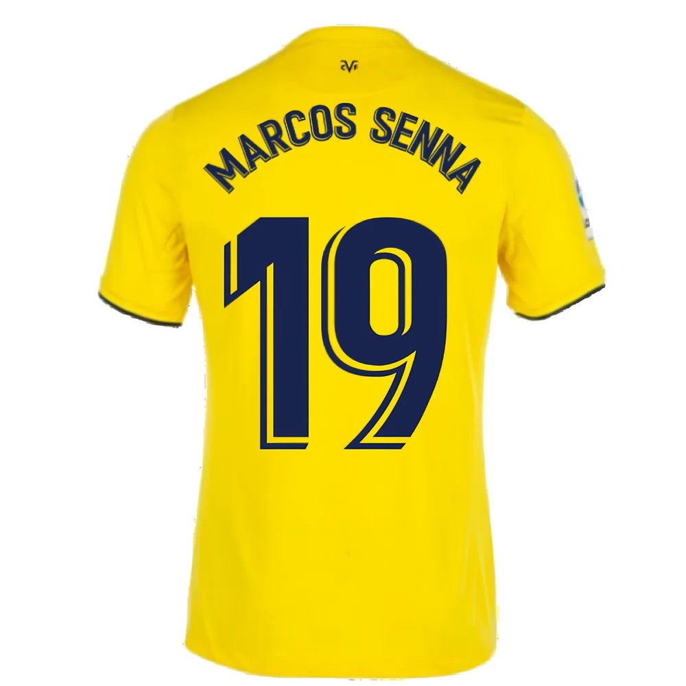 2021-2022 Villarreal Home Shirt (MARCOS SENNA 19)_2