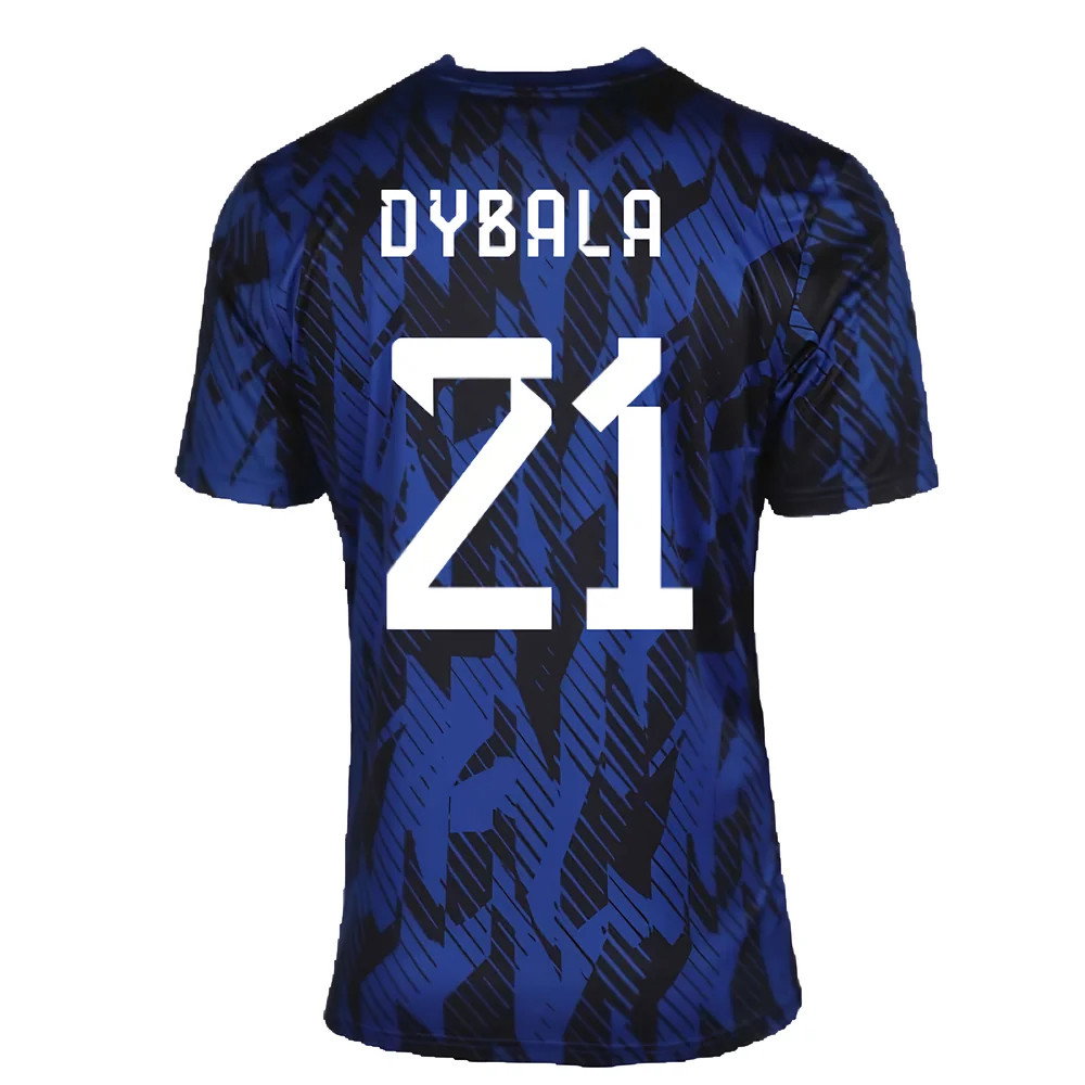 2022-2023 Argentina Pre-Match Shirt (Blue) (DYBALA 21)_2