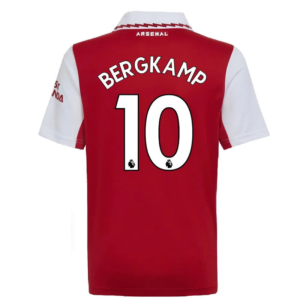 2022-2023 Arsenal Home Shirt (Kids) (BERGKAMP 10)_2