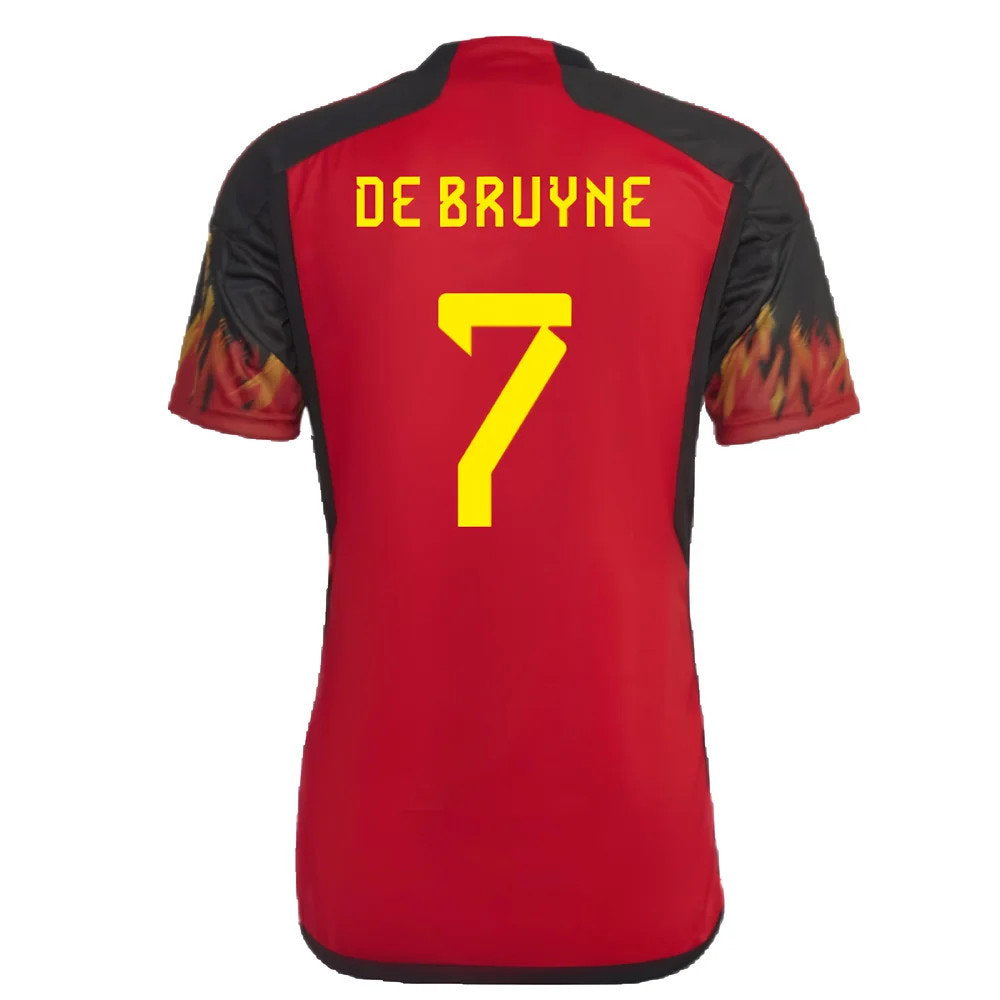 2022-2023 Belgium Home Shirt (De Bruyne 7)_2