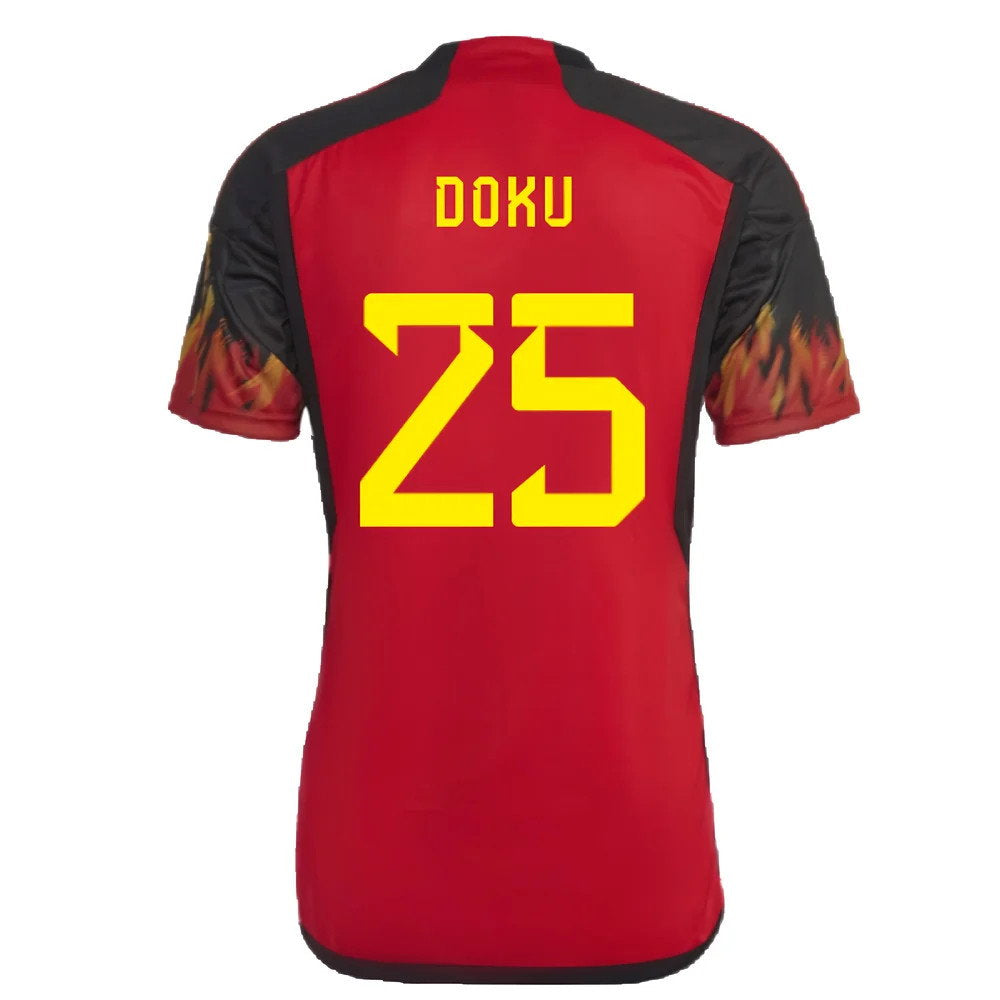 2022-2023 Belgium Home Shirt (Doku 25)_2