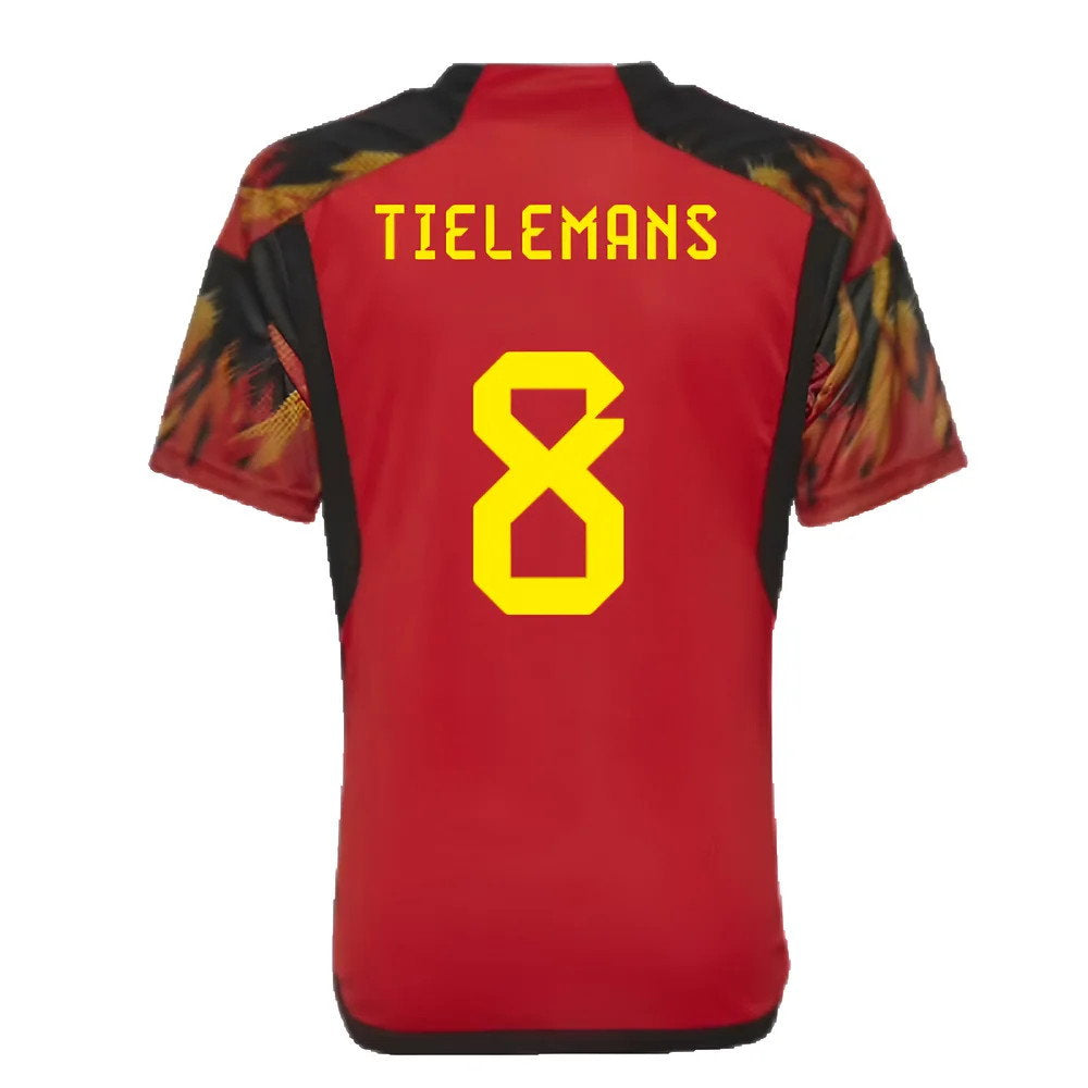 2022-2023 Belgium Home Shirt (Kids) (Tielemans 8)_2