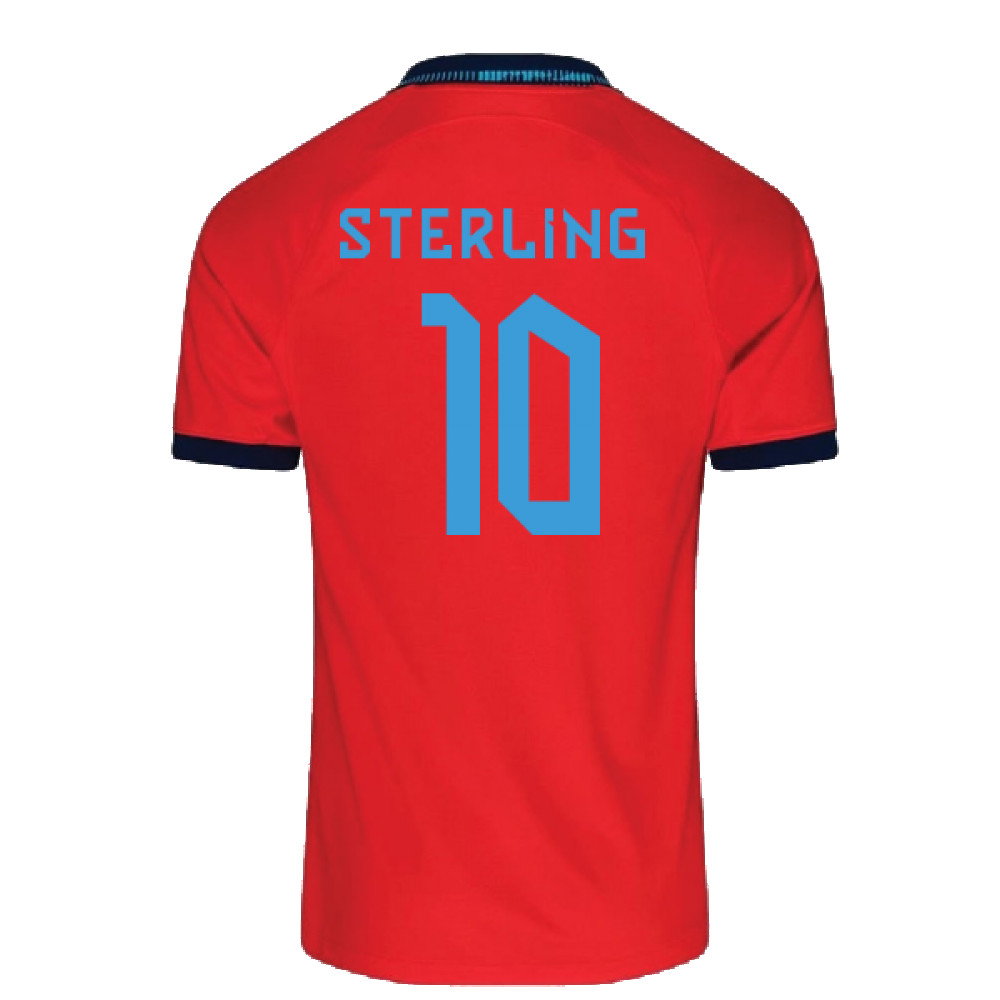 2022-2023 England Away Shirt (Kids) (Sterling 10)_2