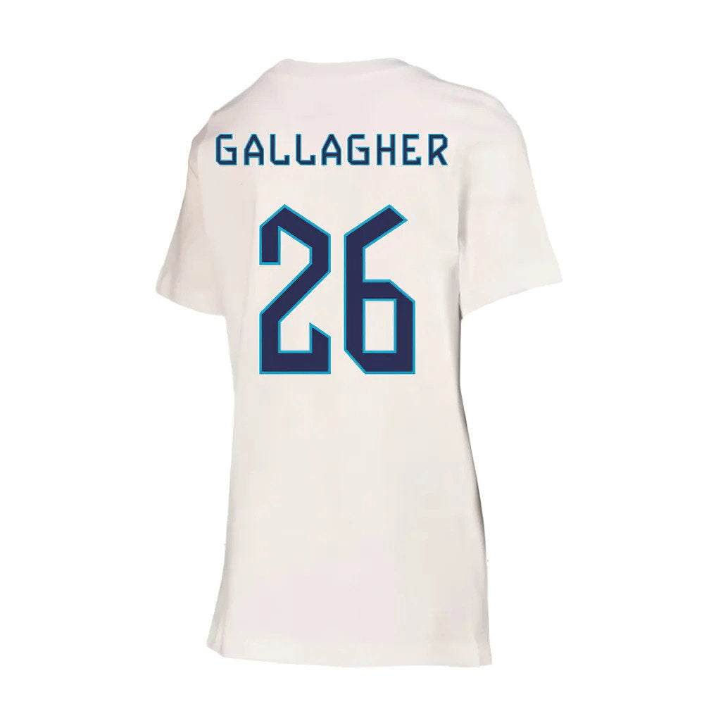 2022-2023 England Crest Tee (White) - Kids (Gallagher 26)_2