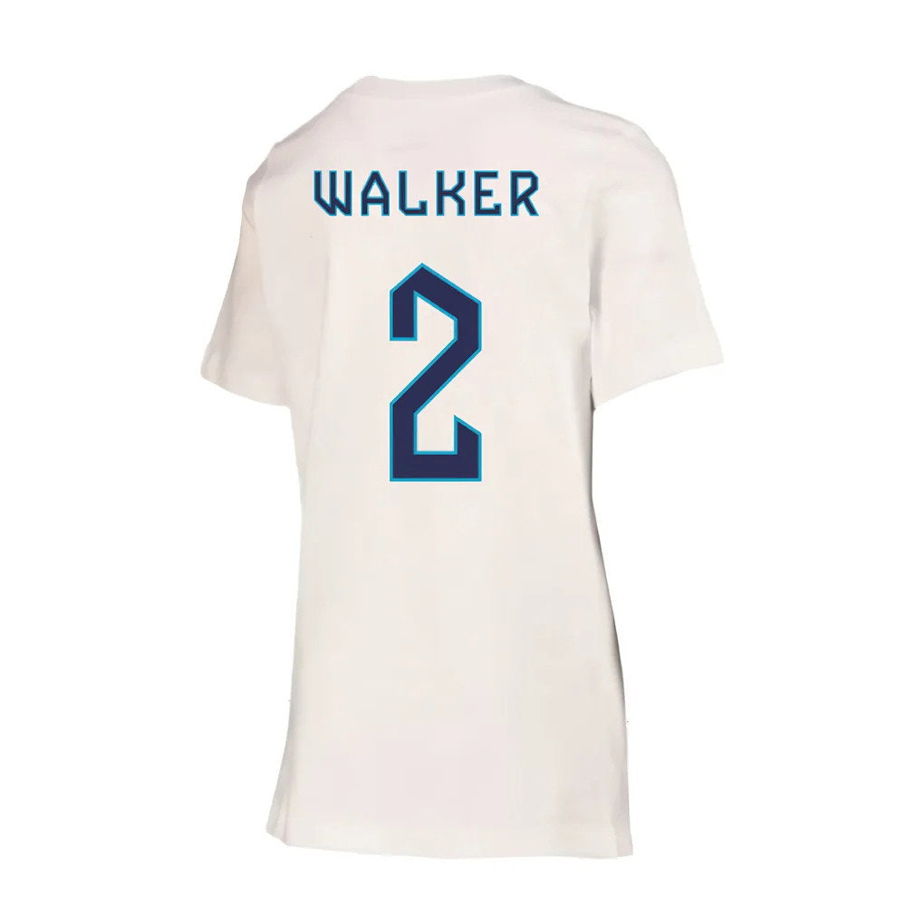 2022-2023 England Crest Tee (White) - Kids (Walker 2)_2