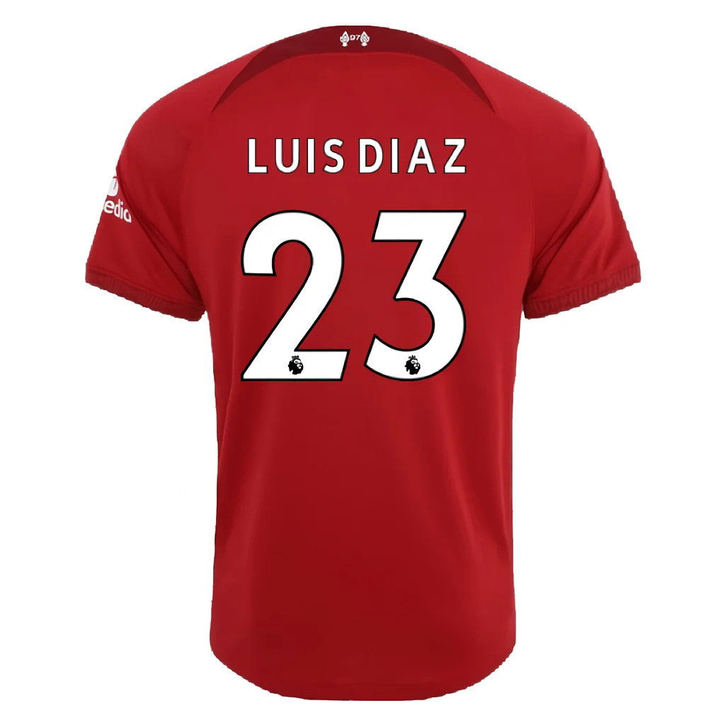 2022-2023 Liverpool Home Shirt (LUIS DIAZ 23)_2