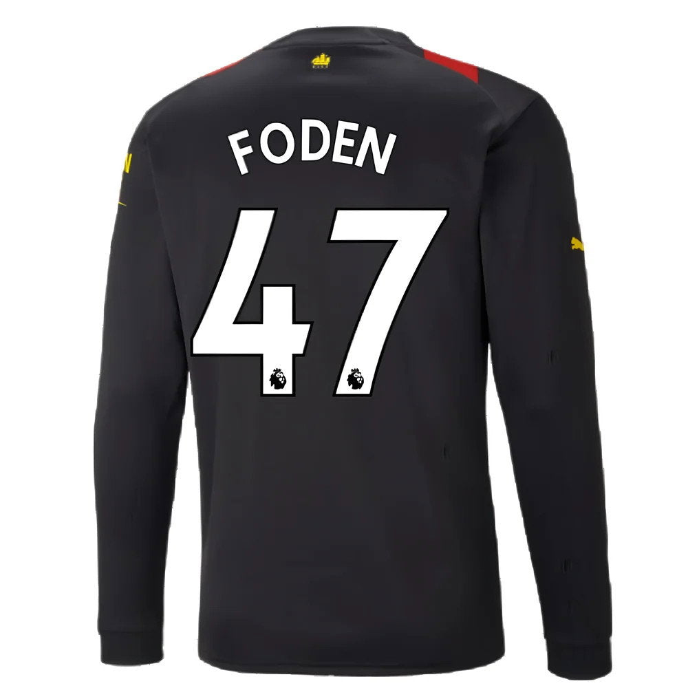 2022-2023 Man City Long Sleeve Away Shirt (FODEN 47)_2