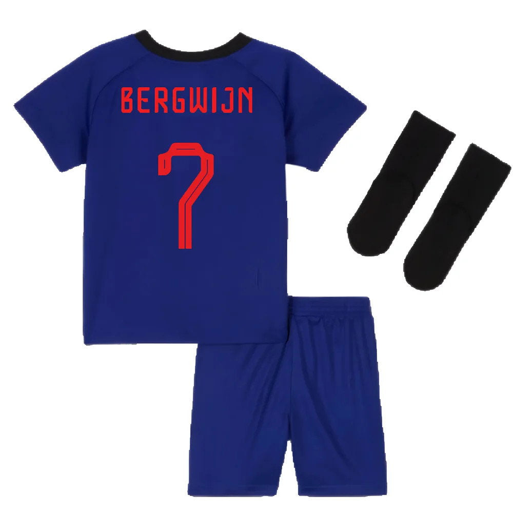 2022-2023 Netherlands Away Mini Kit (Bergwijn 7)_2