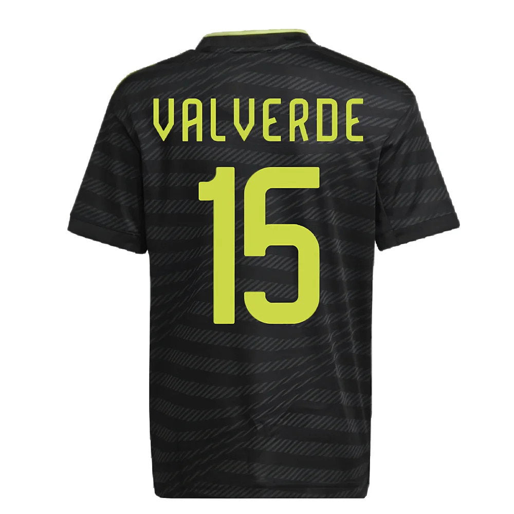 2022-2023 Real Madrid Third Shirt (Kids) (VALVERDE 15)_2