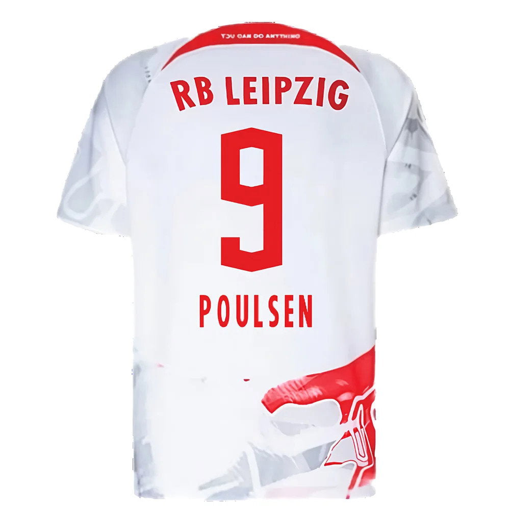 2022-2023 Red Bull Leipzig Home Shirt (White) (POULSEN 9)_2