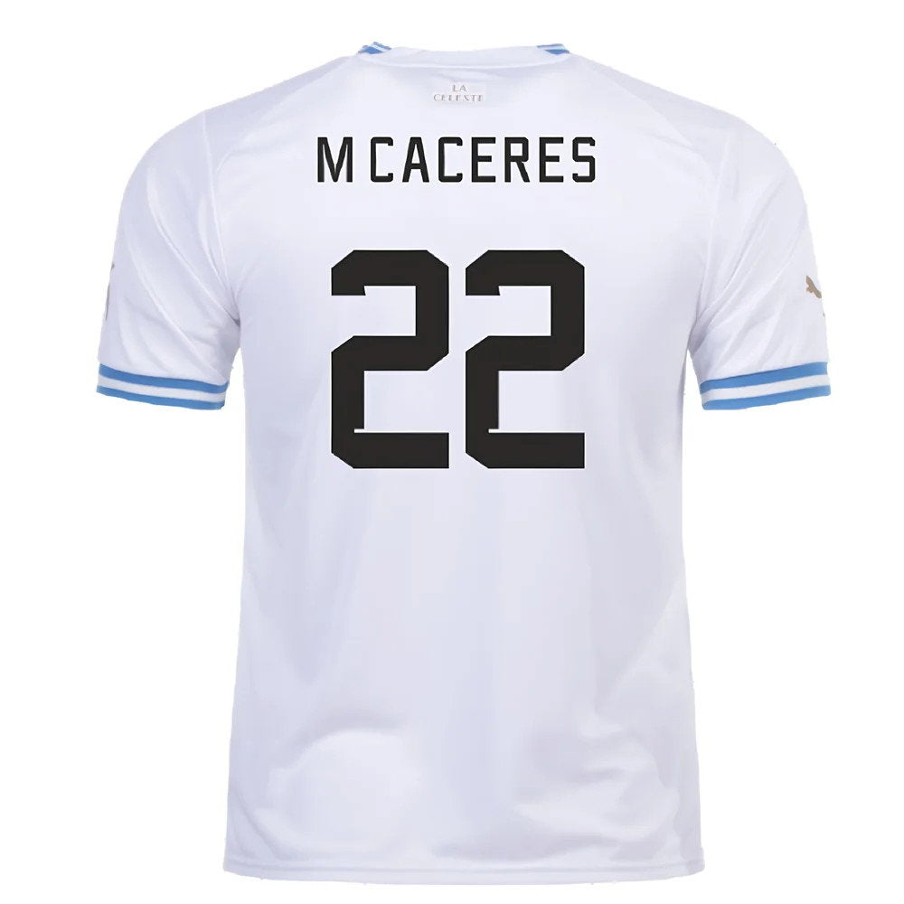 2022-2023 Uruguay Away Shirt (M Caceres 22)_2