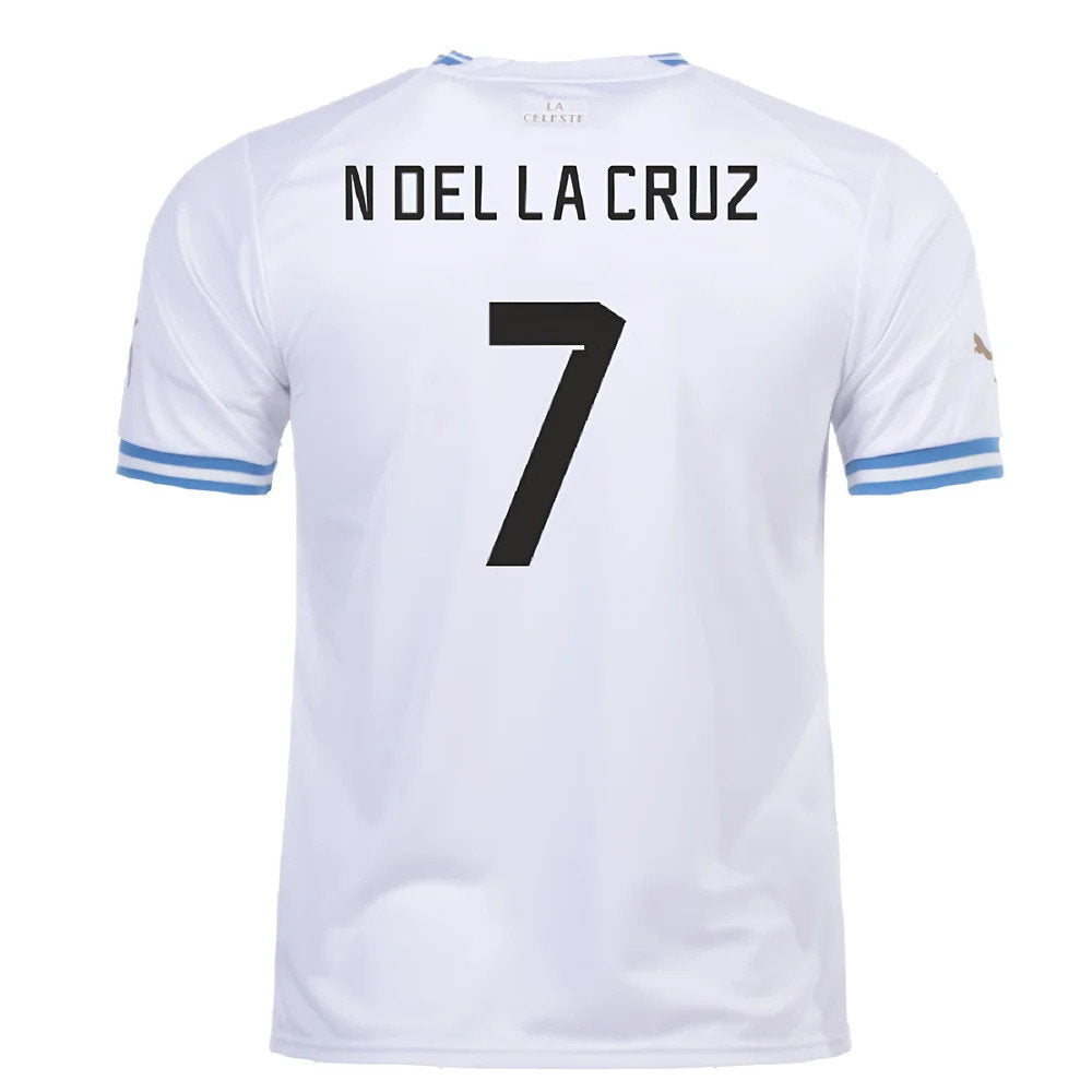 2022-2023 Uruguay Away Shirt (N Del La Cruz 7)_2