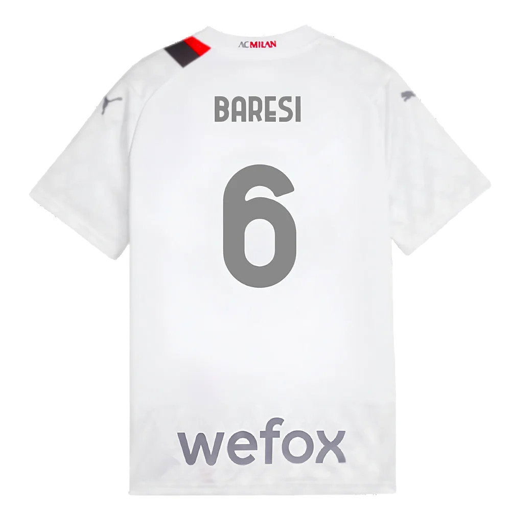 2023-2024 AC Milan Away Shirt (Kids) (Baresi 6)_2