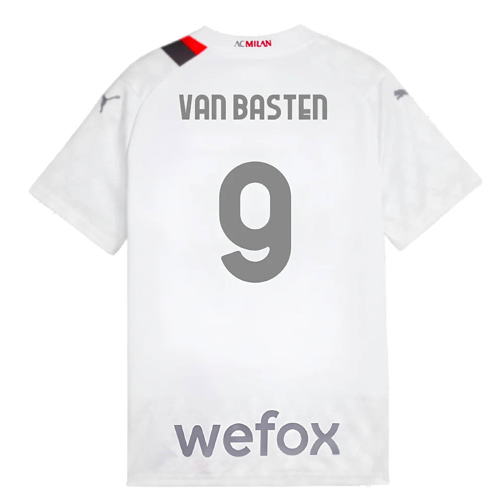 2023-2024 AC Milan Away Shirt (Kids) (Van Basten 9)_2