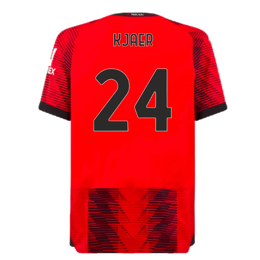 2023-2024 AC Milan Home Authentic Shirt (Kjaer 24)_2