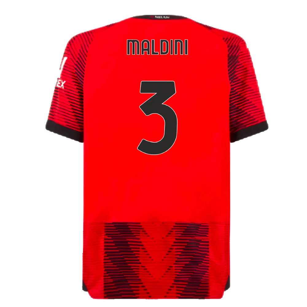 2023-2024 AC Milan Home Authentic Shirt (Maldini 3)_2