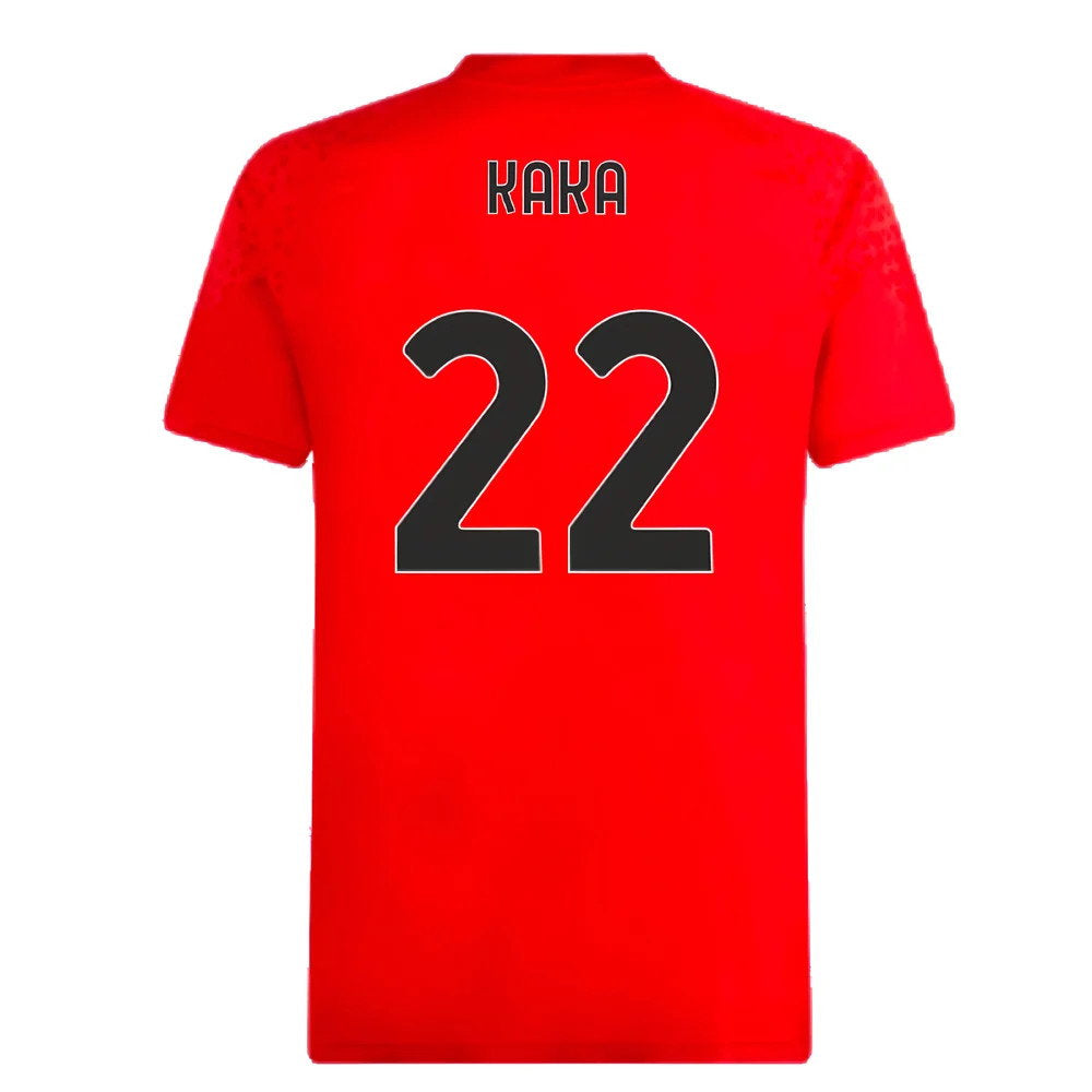 2023-2024 AC Milan Training Jersey (Red) (Kaka 22)_2