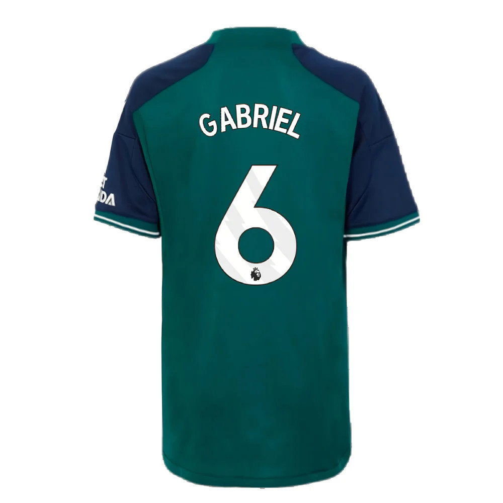 2023-2024 Arsenal Third Shirt (Kids) (Gabriel 6)_2