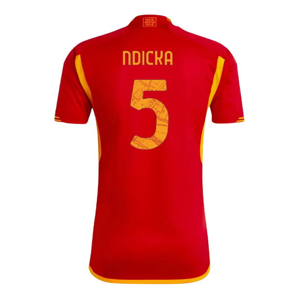 2023-2024 AS Roma Home Shirt (NDICKA 5)_0