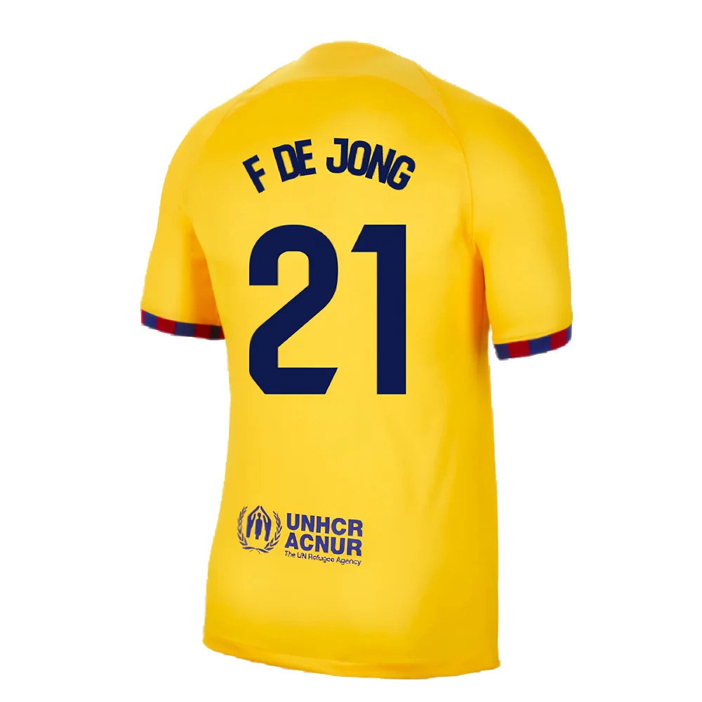 2023-2024 Barcelona Fourth Shirt (F De Jong 21)_2