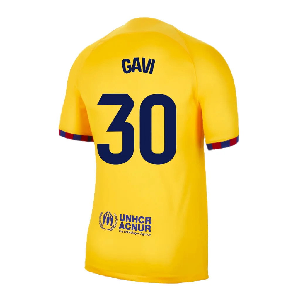 2023-2024 Barcelona Fourth Shirt (Gavi 30)_2
